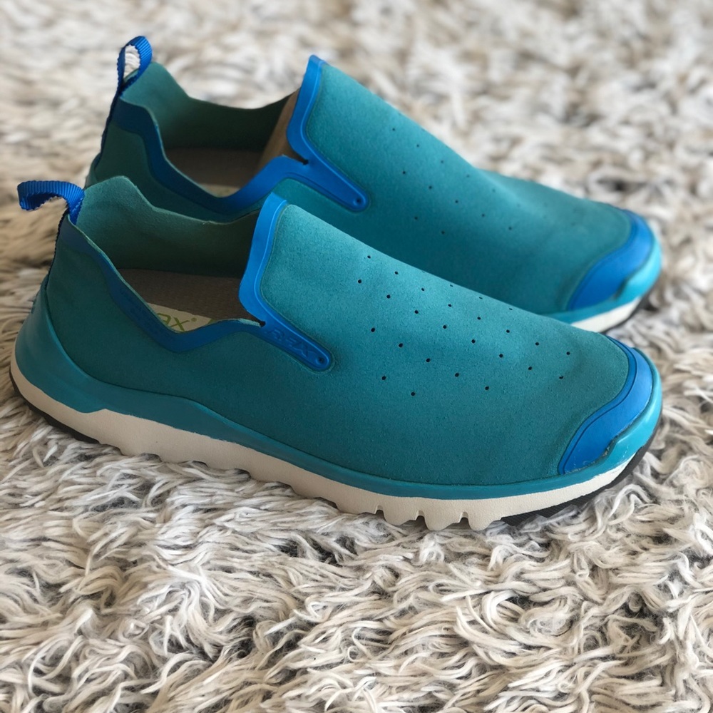 Blue Laceless Slip-On Sneaker